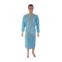 Long Sleeve PP Disposable Isolation Gown with Cuff | Pack of 100