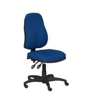 O.A Series H/Back Swivel Nylon Base - Best Blue Fabric