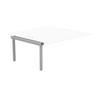 Switch 2 Person Bench Add-On Portal Top 1600 x 800 - Silver Frame / White Top