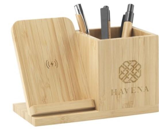 Bamboo Boss charging stand/pen holder