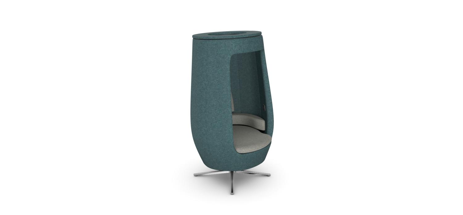 A11 Open Chair Storm & Silver