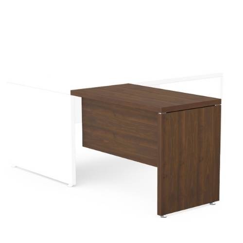Fermo Return Desk Left/Right 1000 x 550mm - Dark Walnut