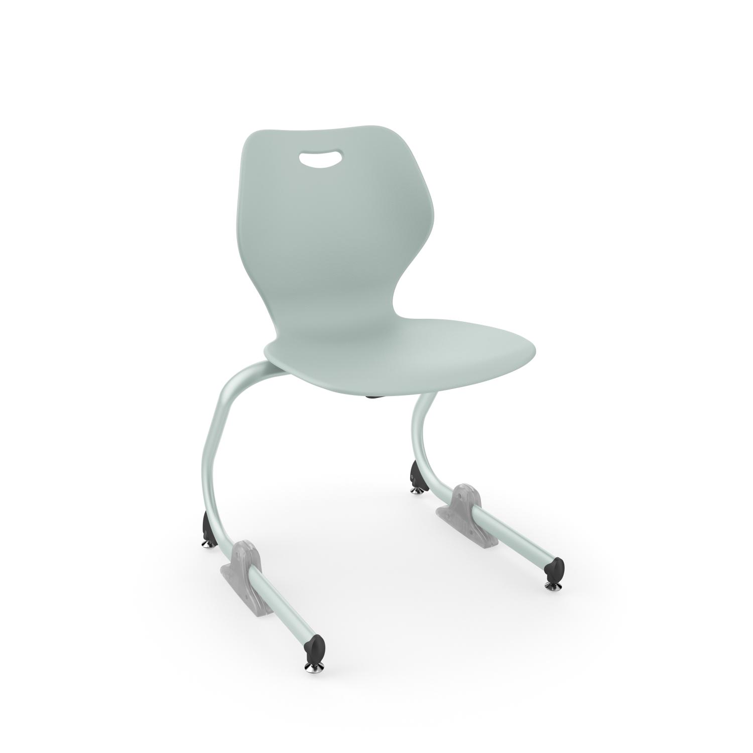 Intellect Wave Large Reverse Cantilever with Rocker Poly Hazy Jade