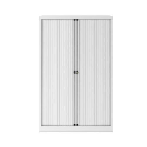 Bisley Essentials Two Door Tambour Unit Supplied Empty
1570mmHx1000mmWx470mmD White