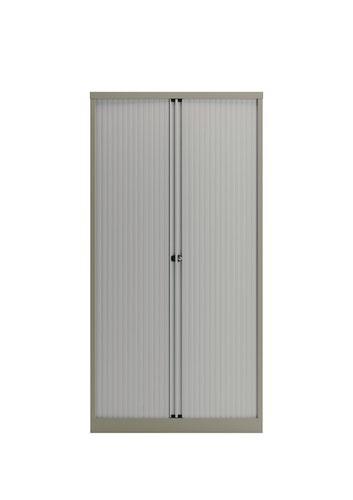 Bisley Essentials Two Door Tambour Unit Supplied Empty
1970mmHx1000mmWx470mmD Grey