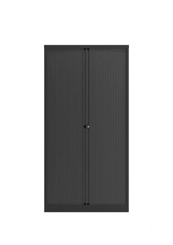 Bisley Essentials Two Door Tambour Unit Supplied Empty
1970mmHx1000mmWx470mmD Black