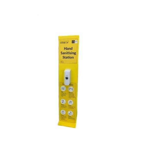 Premium Yellow Hand Sanitising Station