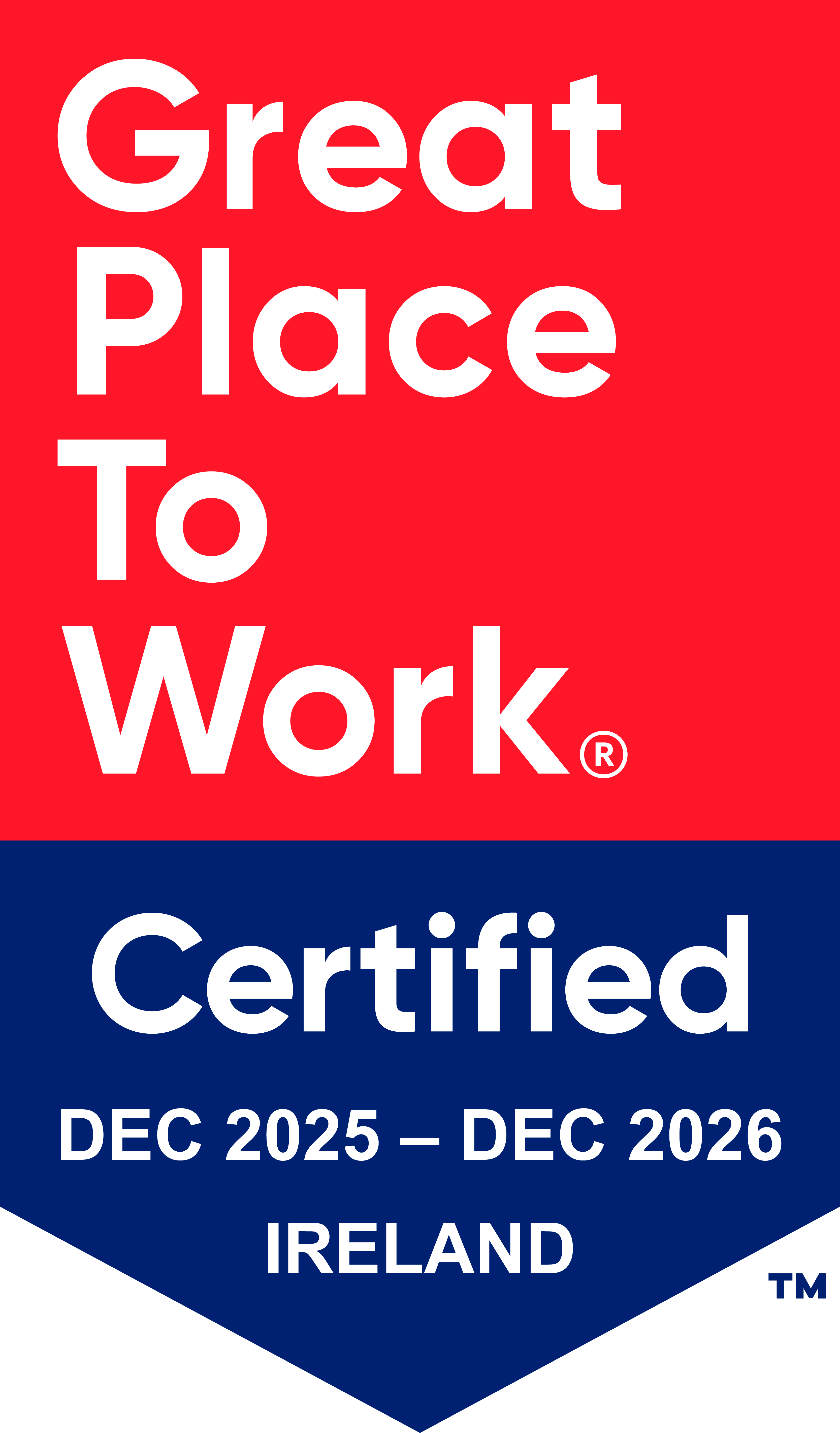 great place to work logo