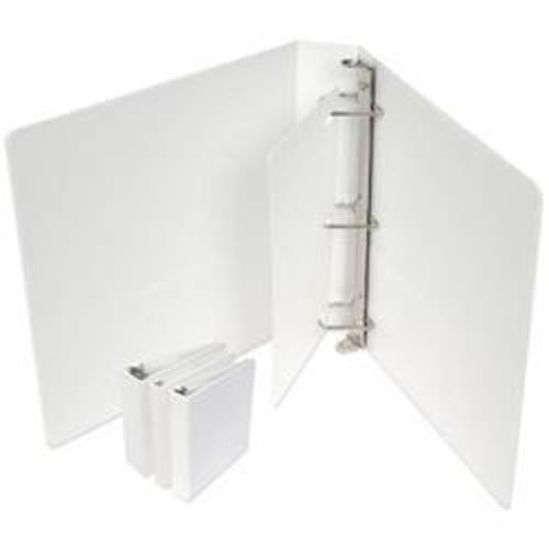 8.5x11 inch 3-Ring Binder White 3/4 inch Spine (Price each)