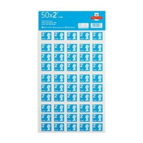 Second Class Royal Mail Stamp (Large)
