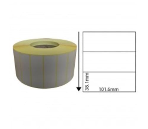 Direct Termal Labels 101.6mm x 38.1mm 1000 Labels on a Roll