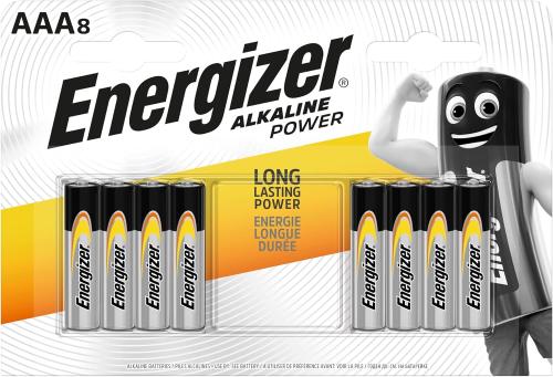 Energizer Alkaline Power AAA Battery Pack of 8