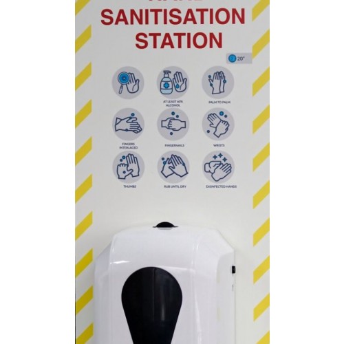 Automatic Bulkfill Hand Sanitiser Free Standing Unit