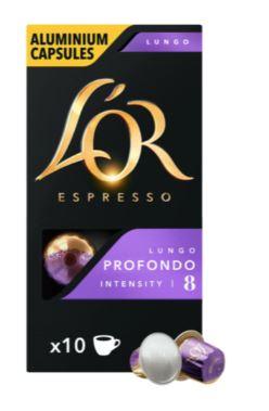L'OR Lungo Profundo Intensity  Pack (10x10)