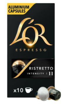 L'OR Ristretto Intensity Capsules 10 Pack (10x10)