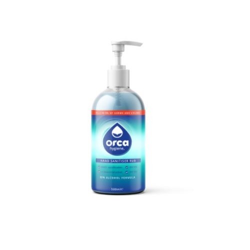 OrcaGel 500ml Alcohol Gel Hand Sanitiser 70% Alc.