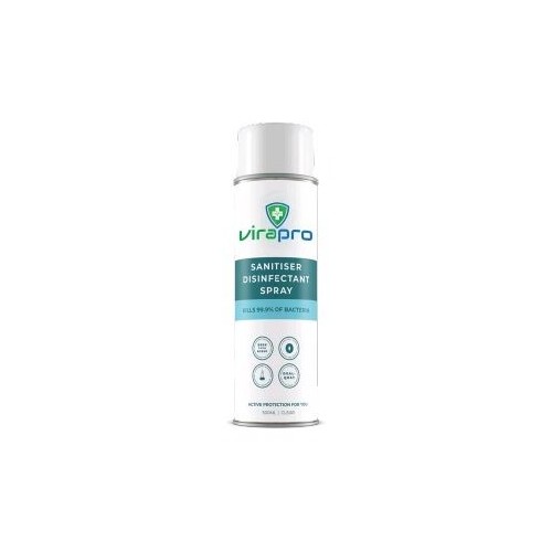 ViraPro Surface Cleaner 99.9% Anti-Bacterial Spray 500ml 75% Alcohol