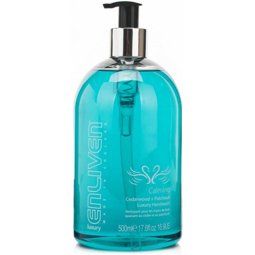 Enliven Luxury Handwash Liquid Soap Calming Cedarwood & Patchouli 500ml