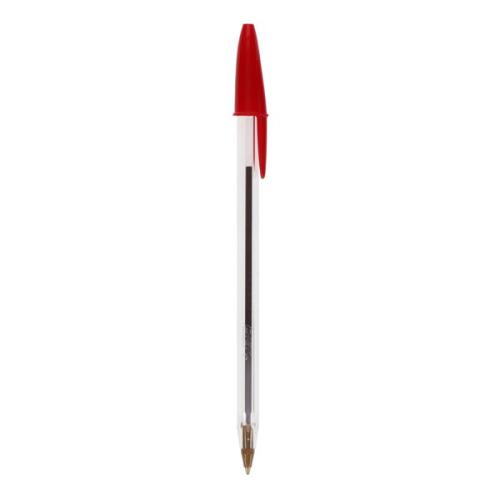 Bic Box 50 Cristal Original Ballpoint Pens - Red