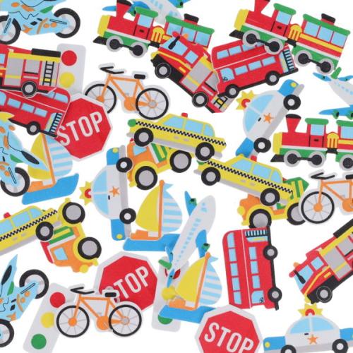 Crafty Bitz Pkt.36 Self-Adhesive Foam Stickers - Traffic