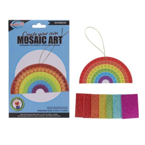 Crafty Bitz Create Your Own Mosaic Art - Rainbow
