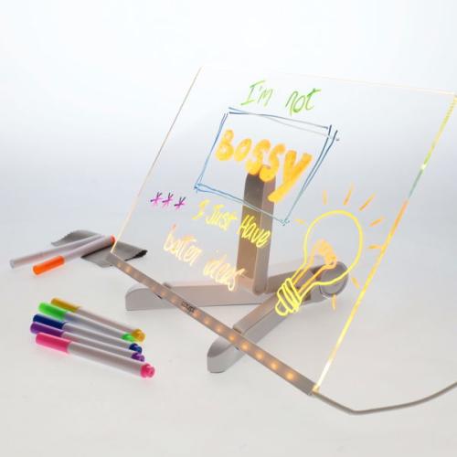 Concept 200X300Mm Acrylic Led Notice Board