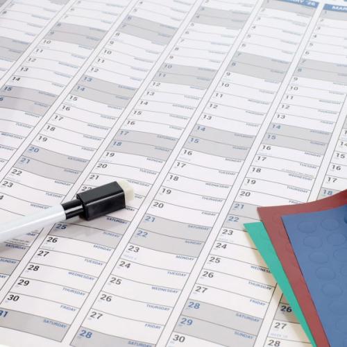 Concept A2 2025/2026 Mid-Year Wall Planner Cdu