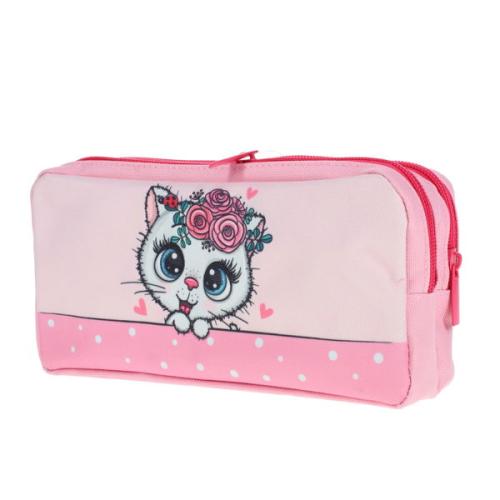 Emotionery 2 Pocket Pencil Case - Cat