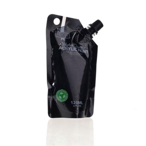 Icon 120Ml Acrylic Paint - Jet Black