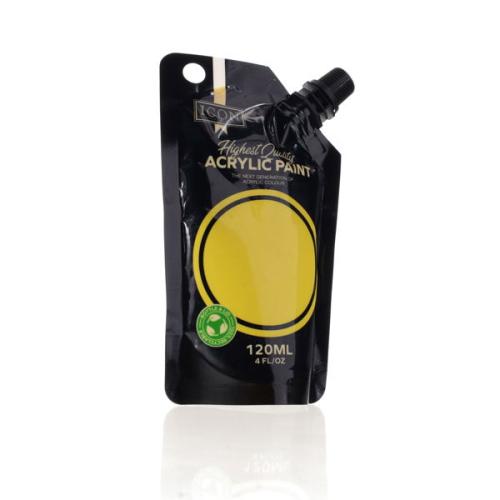 Icon 120Ml Acrylic Paint - Lemon Yellow