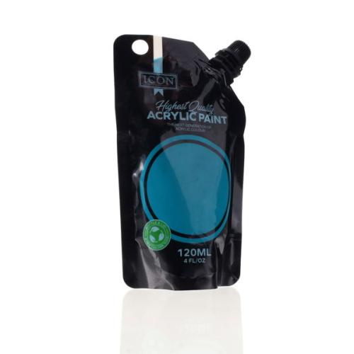 Icon 120Ml Acrylic Paint - Turquoise