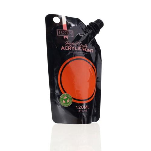 Icon 120Ml Acrylic Paint - Orange