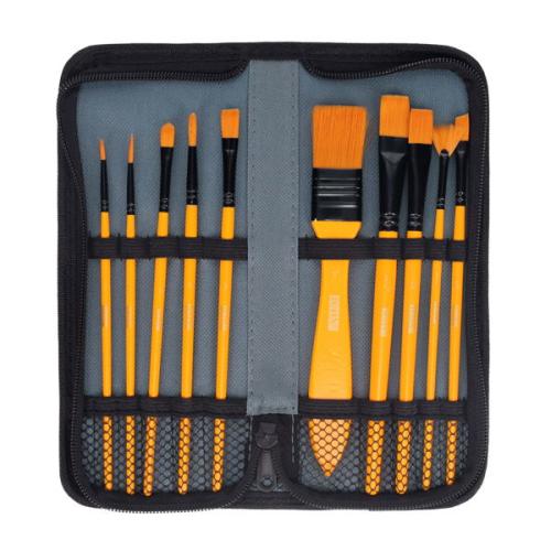 Icon Pkt.11 Travel Paint Brush Set - Taklon