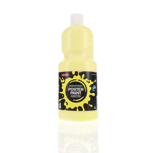 World Of Colour 1Ltr Poster Paint - Lemon Yellow