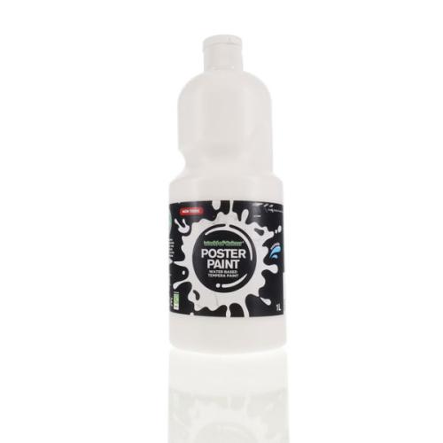 World Of Colour 1Ltr Poster Paint - White