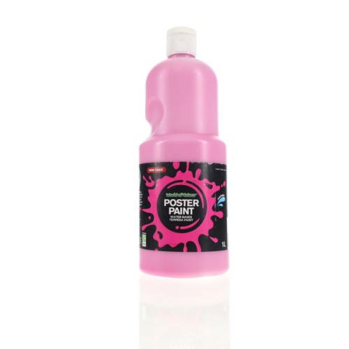 World Of Colour 1Ltr Poster Paint - Magenta