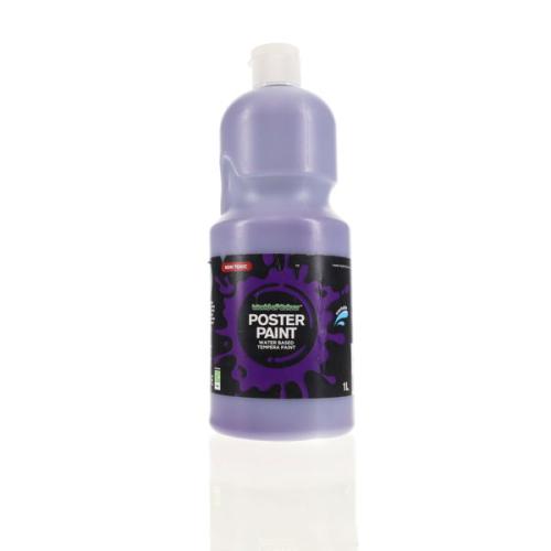 World Of Colour 1Ltr Poster Paint - Violet