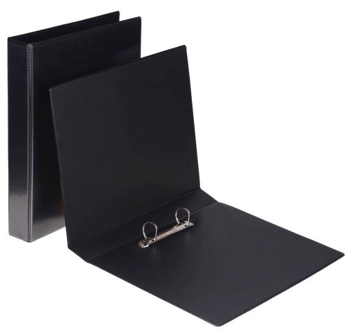 A4Black 25mm 2D Ring Binder Presentation Overlay