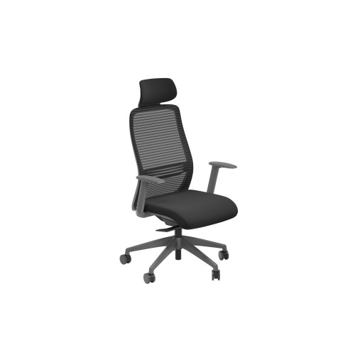 NV Chair with Headrest, Adjustable Arms and Lumbar Support