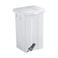 White Pedal Bin 50 Litre