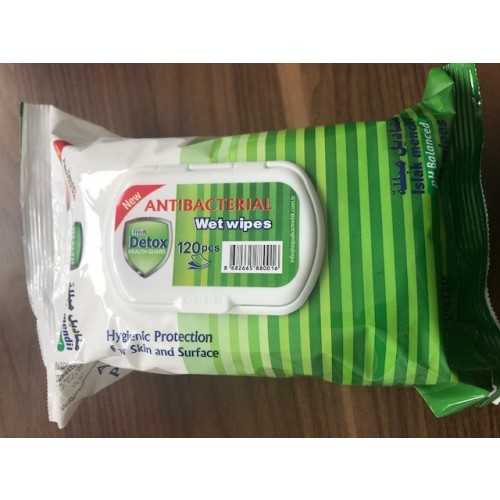 Antibacterial Wet Wipes (pack of 120)