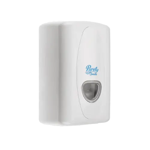 Purely Smile Bulk Pack Toilet Tissue Dispenser White