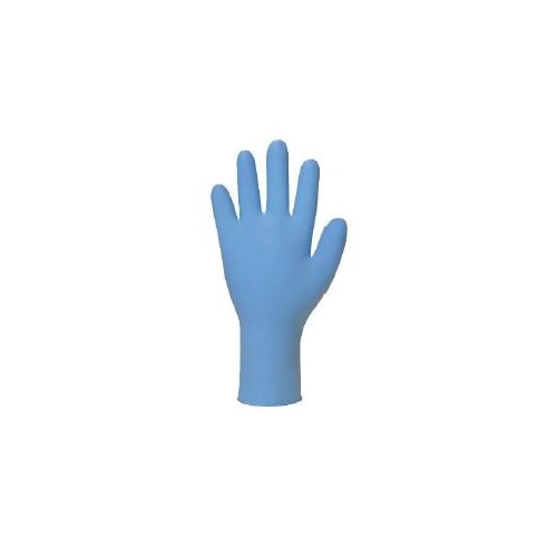 Nitrile Soft Blue Gloves Powder Free Medium x 100 (Size Medium)