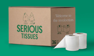 SERIOUSLY SUSTAINABLE, UK-MADE, RECYCLED TOILET ROLL, 36 EXTRA-LONG, SERIOUSLY SOFT 2-PLY LOO ROLLS THAT FIGHT CLIMATE CHANGE FROM THE TOILET SEAT.