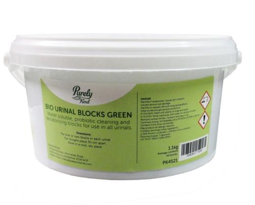 Purely Kind Bio Urinal Blocks Blue 1.1kg