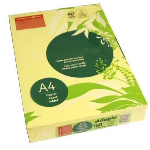 A4 Card Yellow 160gsm P250