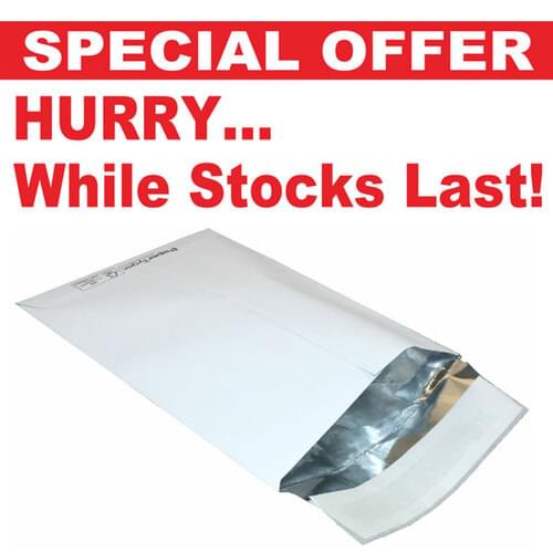 Paper Tyger C5 White Silver Lined Envelopes Peal & Seal Pack 100