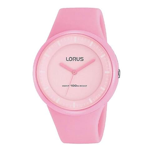 Lorus Womens Analogue Classic Quartz Watch with Silicone Strap