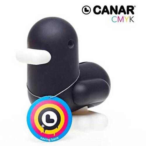Canar CMYK Saving Bank 16cm Banker Black
