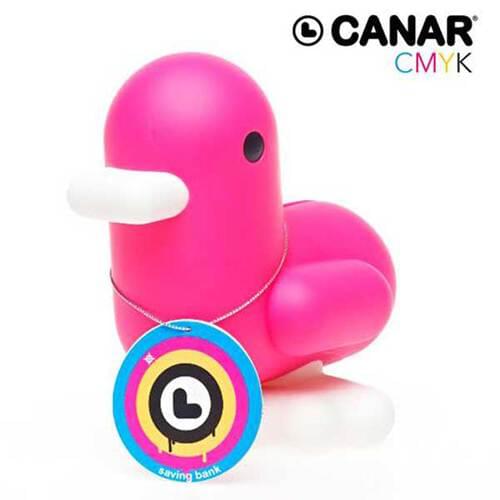 Canar CMYK Saving Bank 16cm Banker Magenta